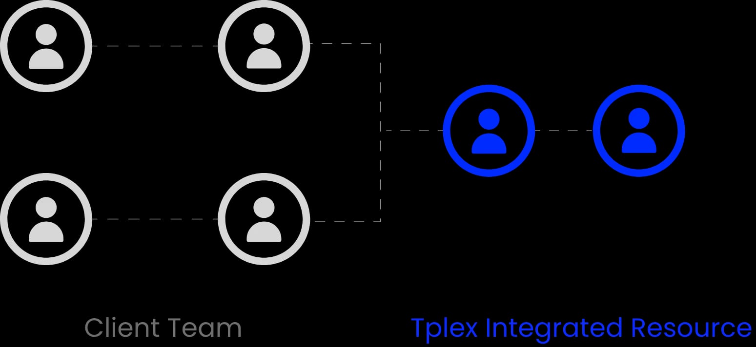 Staff Augmentation Model Diagram
