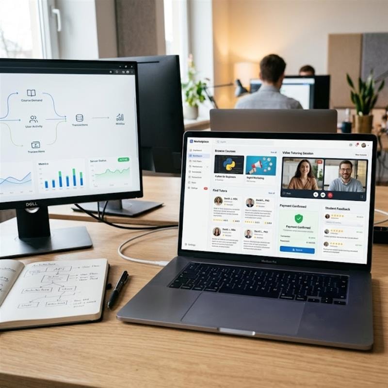 Building an EdTech Marketplace: The Architecture Behind Tutoring, Courses, Payments, and Trust