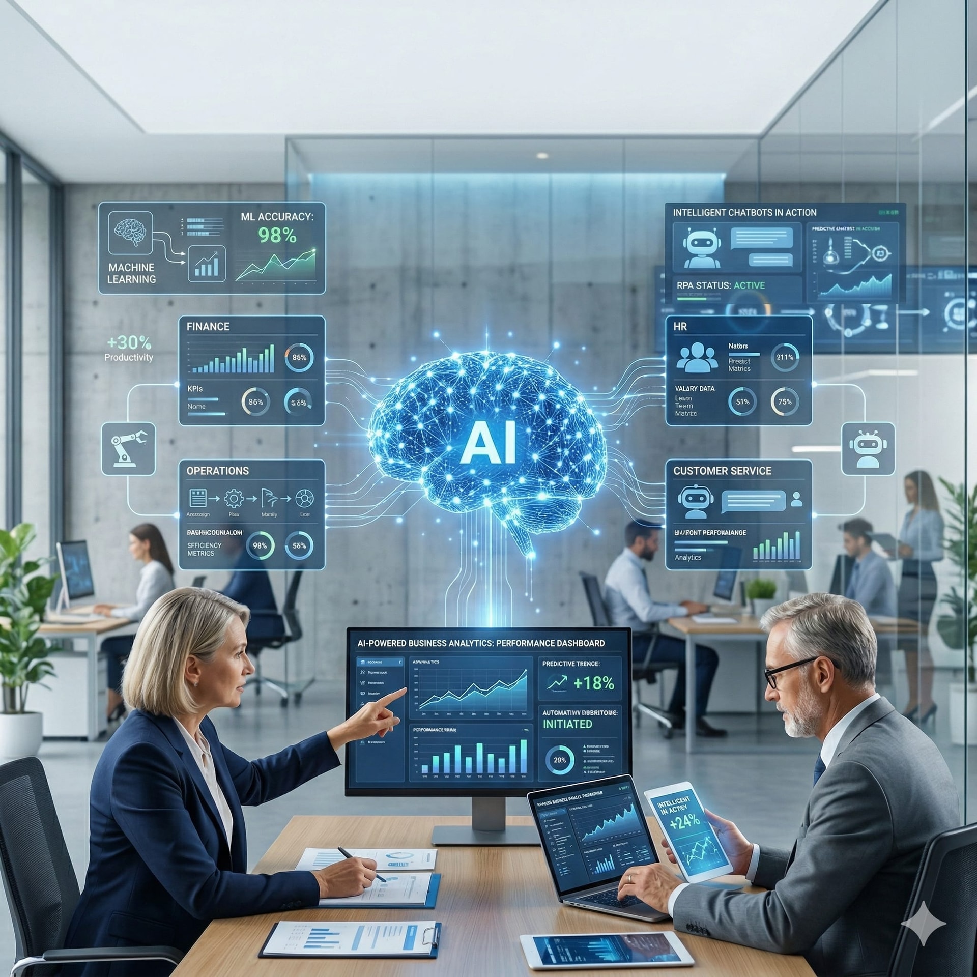 Best AI Solutions for Enterprise Business Transformation and Efficiency