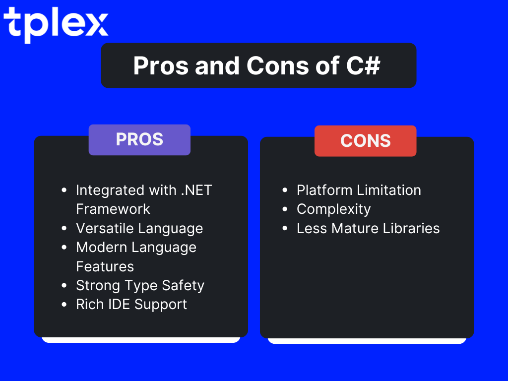 Pros and Cons of C#