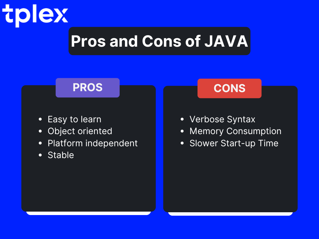 Pros and Cons of JAVA